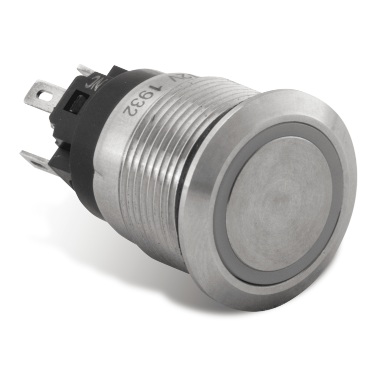 Push Button Switch, Blue Halo | AV10030B