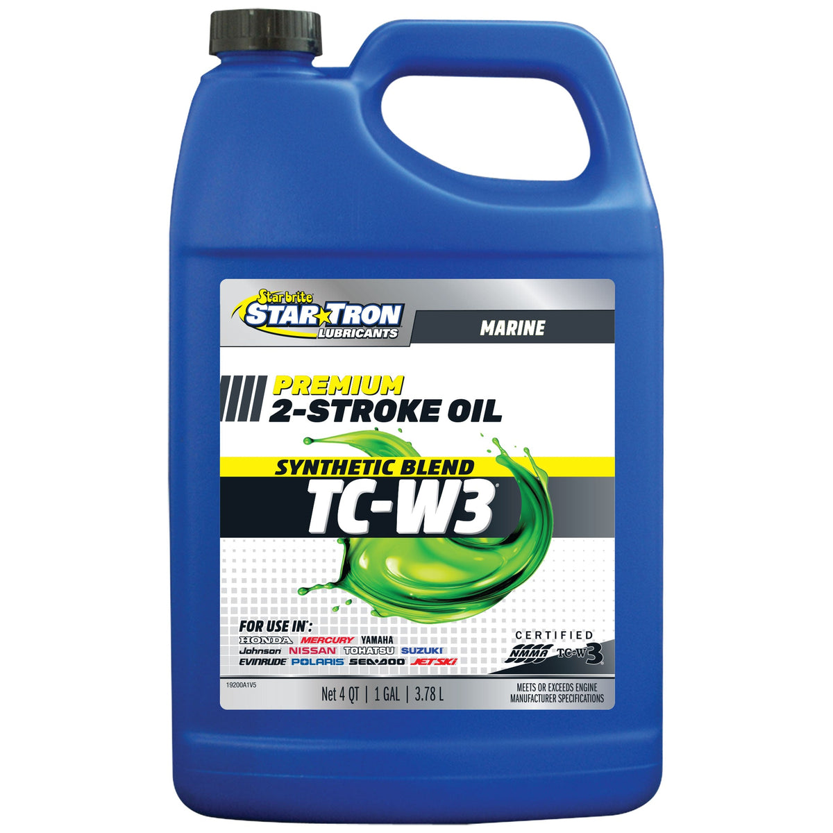 Star brite Super Premium Synthetic Blend TC-W3 2-Cycle Engine Oil — 1 US gal