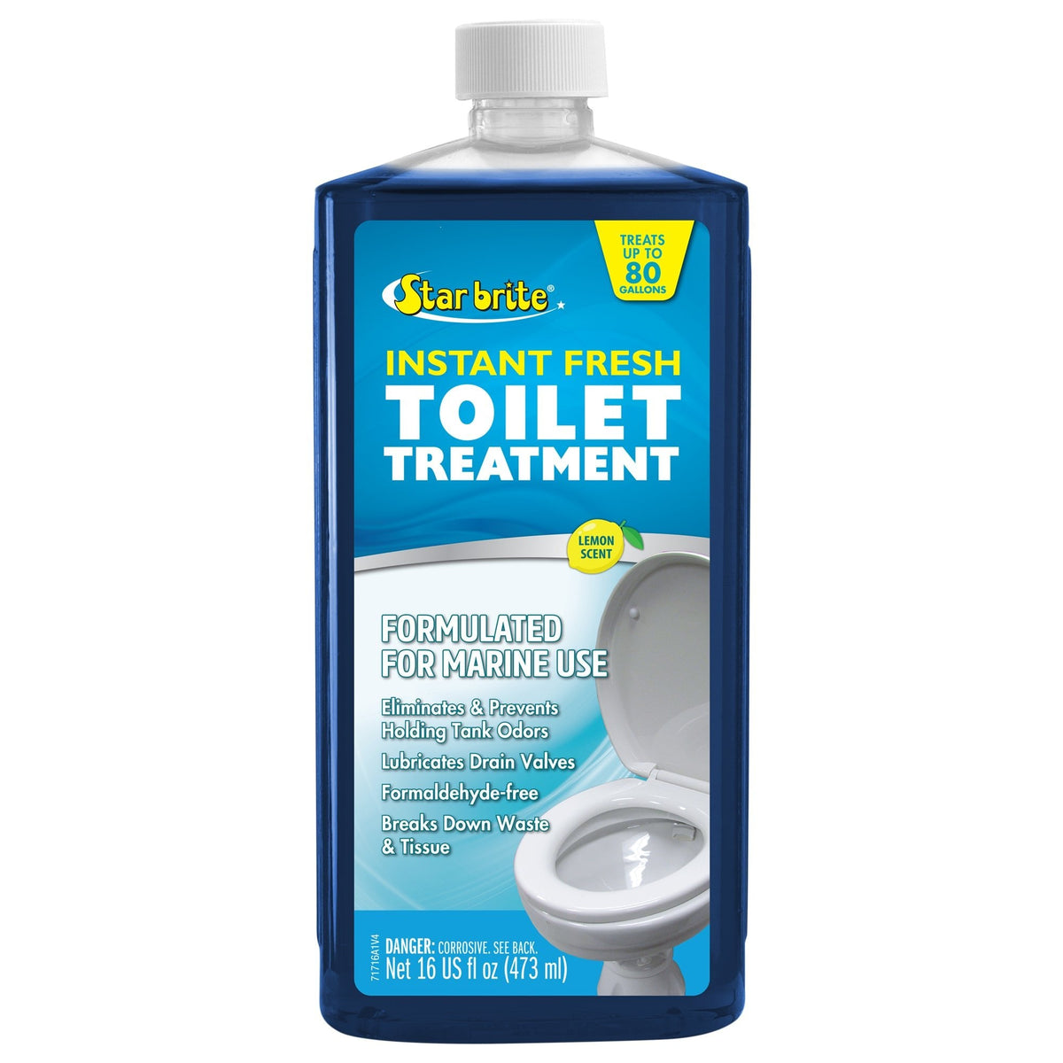 Star brite Instant Fresh Toilet Treatment — 16 fl oz / Lemon
