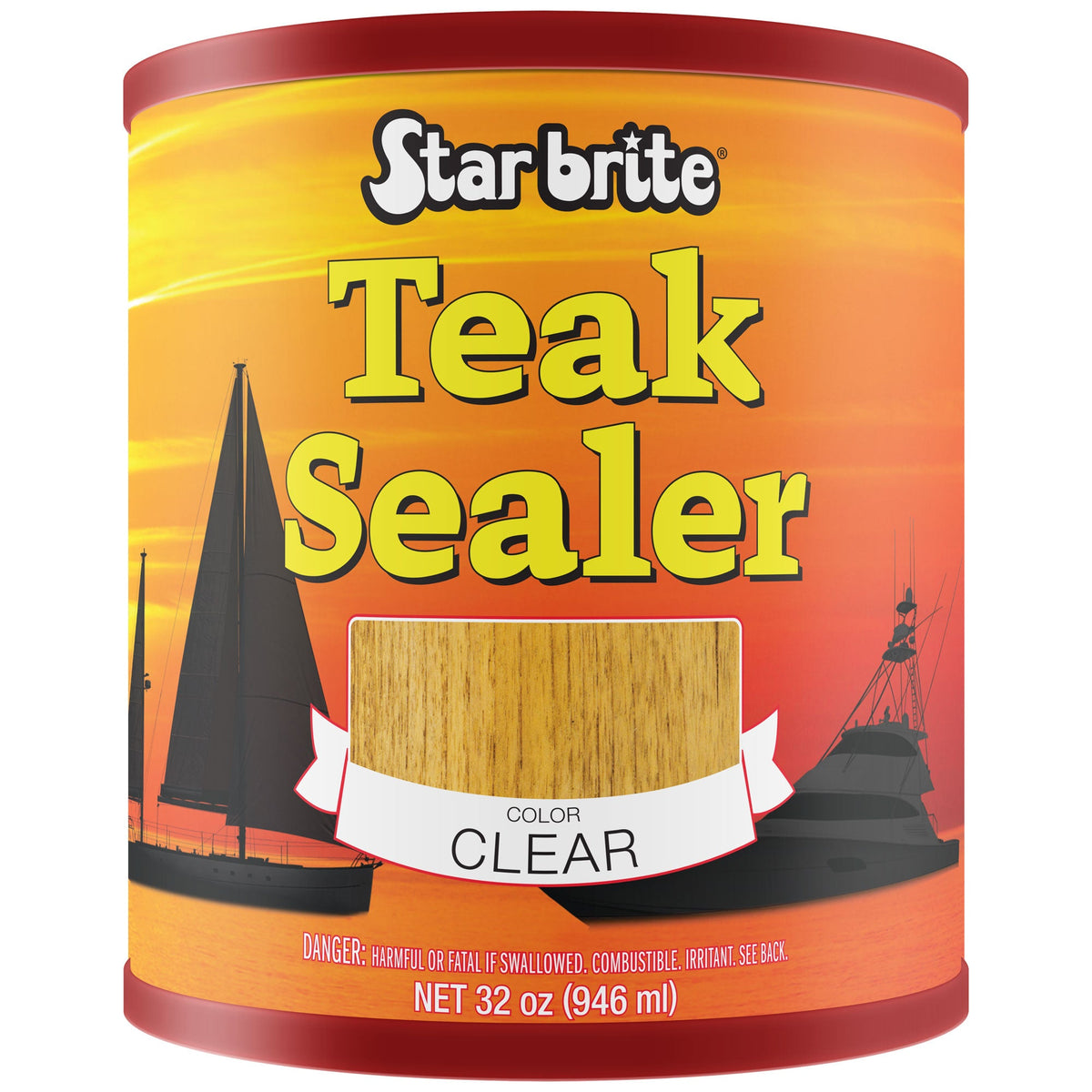 Star brite Clear Teak Sealer — 32 fl oz
