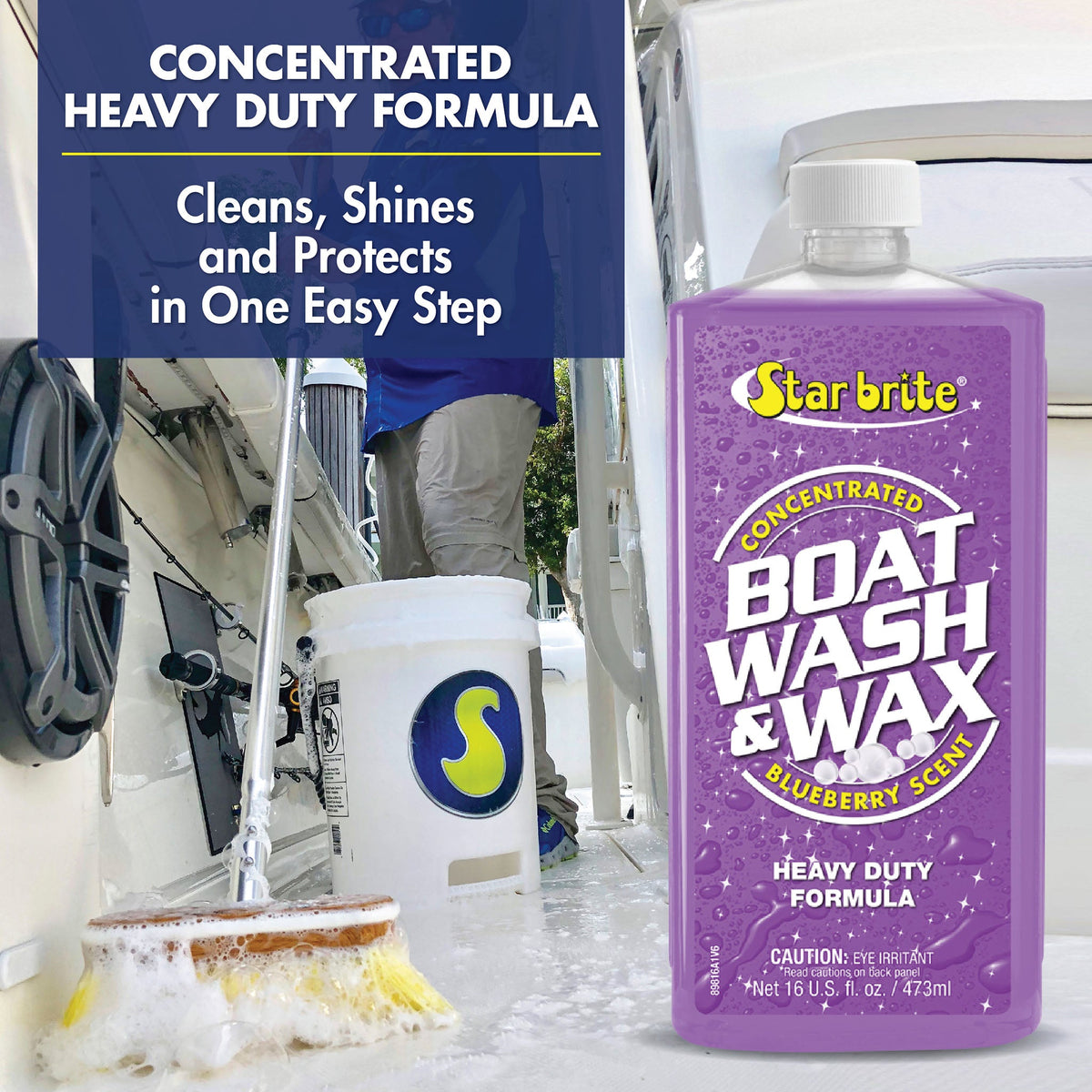 Original manufacturer product detail — star-brite-boat-wash-wax-heavy-duty-concentrate-blueberry-scent