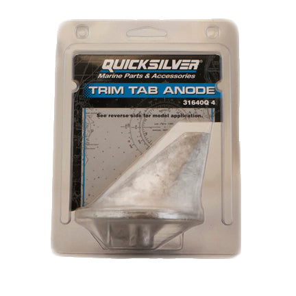 OEM Mercury / Quicksilver Aluminum Trim Tab Anode 31640Q4