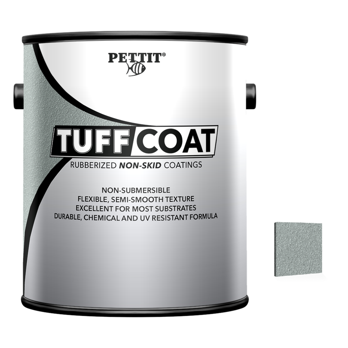 Pettit Tuff Coat packaging with official Light Gray color swatch