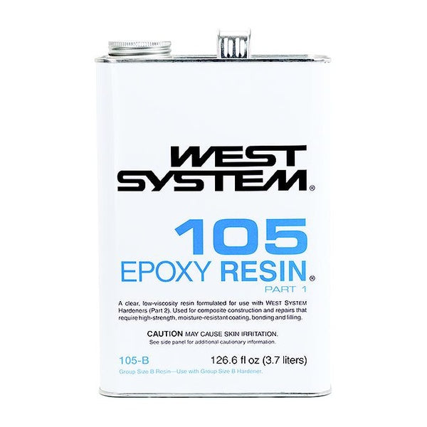 WEST SYSTEM 105-B epoxy resin, 0.98-gallon container