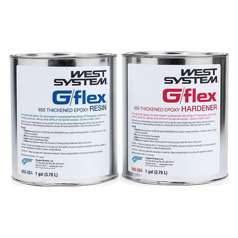 WEST SYSTEM 655-2G G/flex 655 Thickened Epoxy Adhesive - 2 Gallon Kit