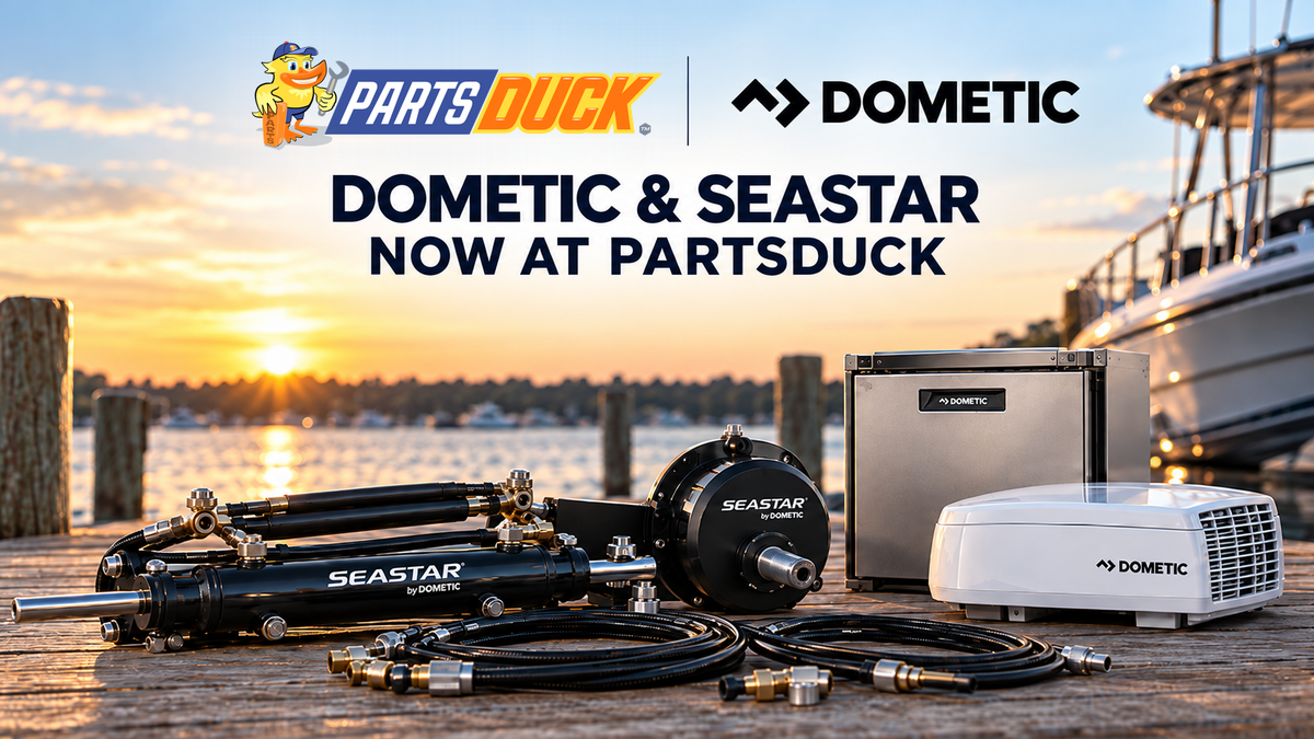 Dometic and SeaStar marine products now available at PartsDuck