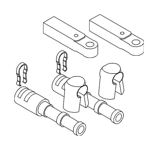 Dometic SeaStar Mercury 3300 Engine Cable Adapter Kit - CA27319P; component detail