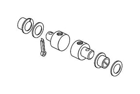 Dometic CH4400/CH5600 Brass Cable Pivot Kit - CA27563P