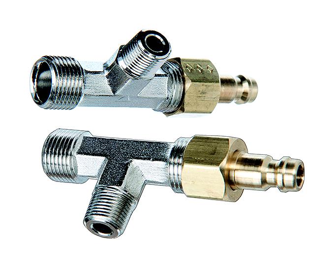 Dometic SeaStar BayStar NPT Bleeder Tee Kit, 2-Pack - HF4202; component or family detail