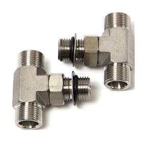 Dometic SeaStar ORB Steering Tee Fitting Kit, 2-Pack - HF6005; component or family detail