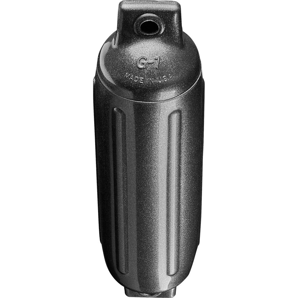 Polyform G-1 Twin Eye Fender 3.5" x 12.8" - Metallic Graphite [G-1 METALLIC GRAPHITE]