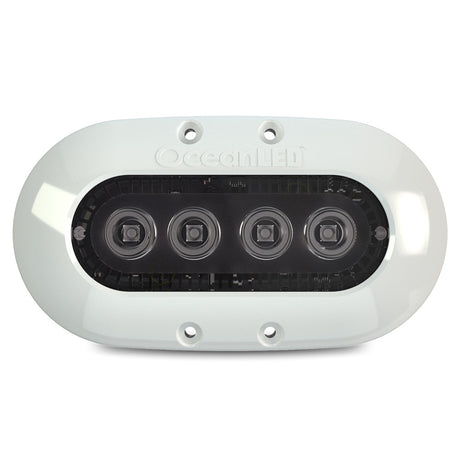 OceanLED 012312C — X4 Underwater LED Light, Colours DMX, White Bezel