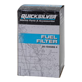 OEM Mercury / Quicksilver 18458Q4 Water Separating Fuel Filter Kit w/ Blue Water Warning Sensor For Mercury Outboards