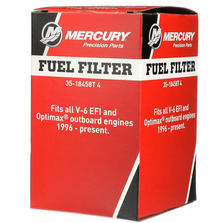 Mercury Water Separating Fuel Filter 18458T4 with Blue Sensor for 1996 and Later Mercury or Mariner V6 EFI/DFI Outboards