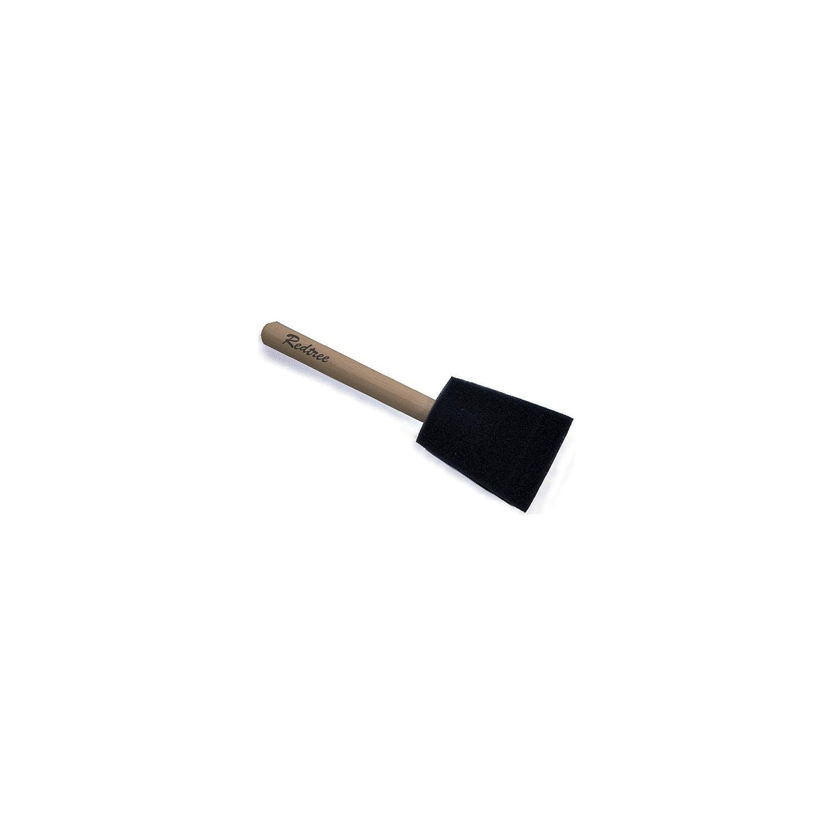 Redtree Foam Paint Brushes with Wood Handles - Full Packs — representative product style; selected size and pack quantity are specified separately