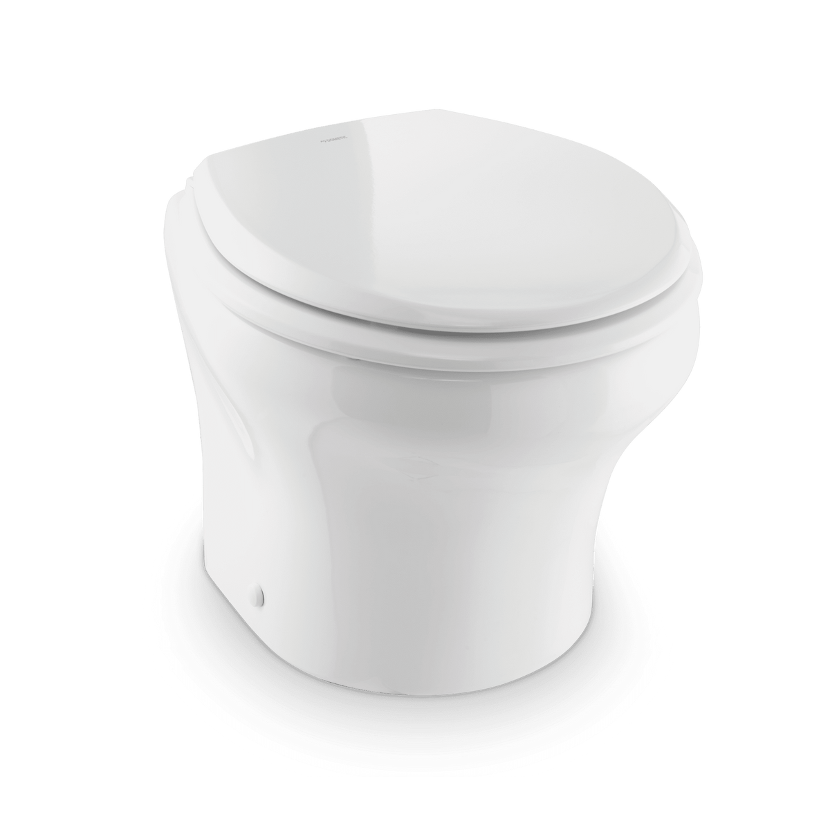 Dometic MasterFlush 8120 Low-Profile Macerator Toilet, White, 12V - 9600015974