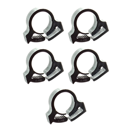 Quicksilver 415825 Fuel Line Snapper Clamp for OMC & Compatible Fuel Lines - Pack of 5