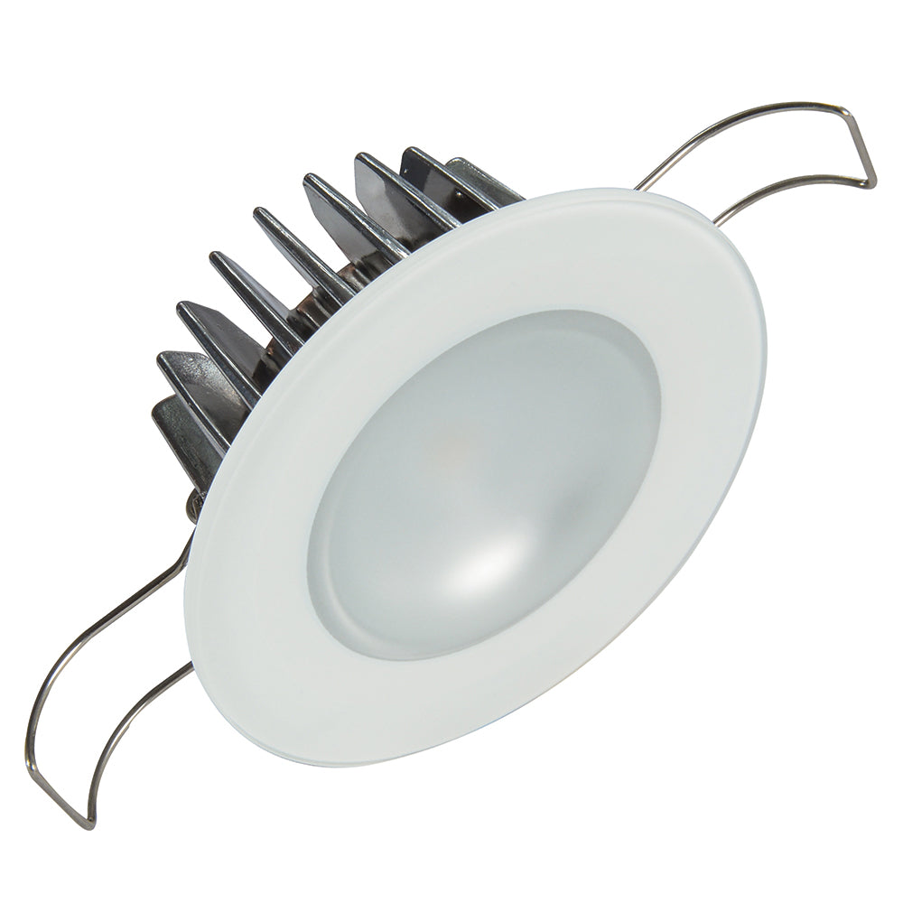 Mirage: Voyage Lumière Lumitec Mirage Flush Mount Down Light Glass Finish 3Color RedBlue
