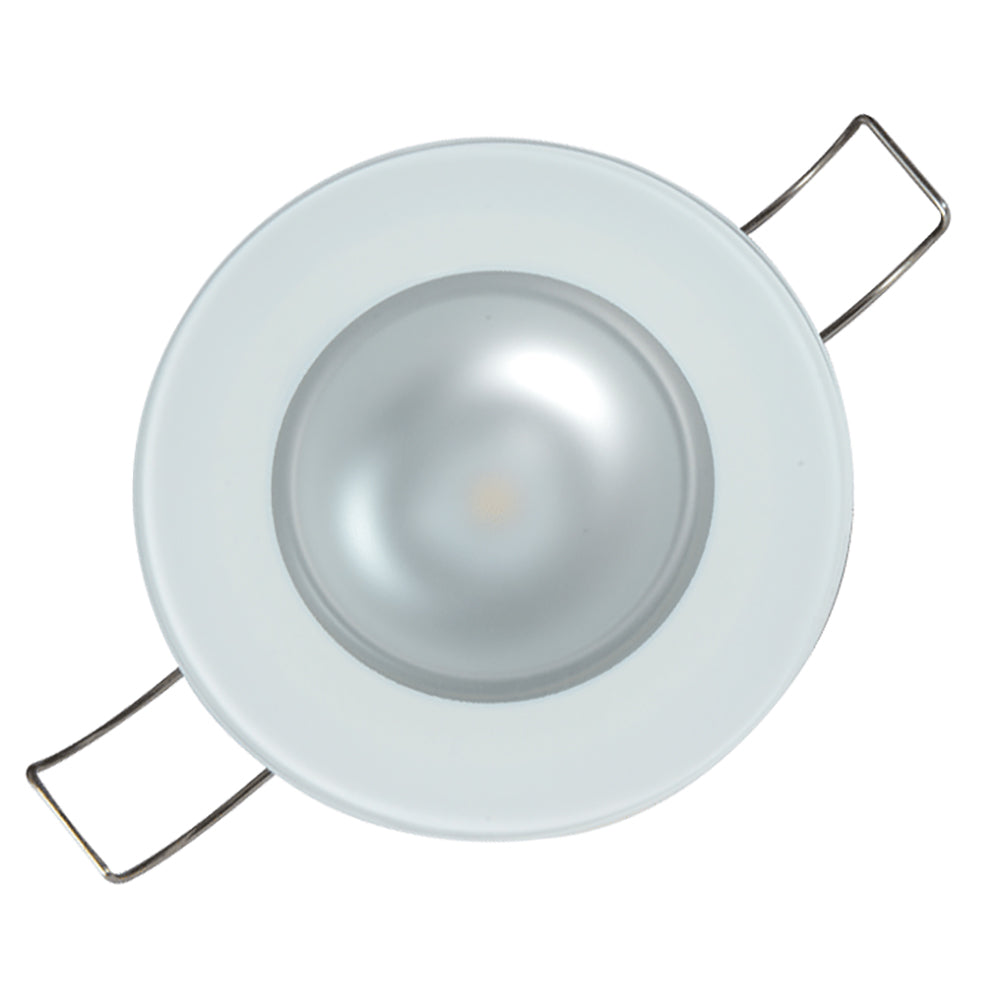 Lumitec Mirage Flush Mount Down Light Glass Finish 3Color RedBlue