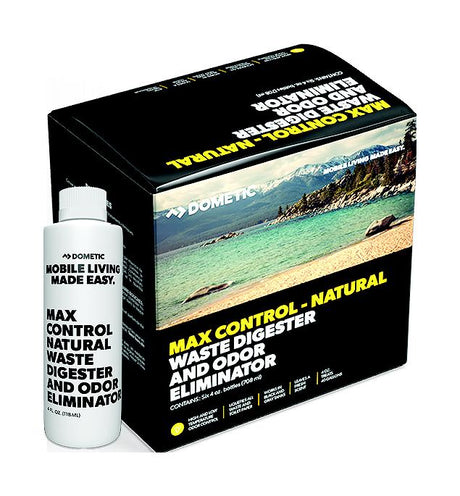 Dometic Max Control Natural Holding Tank Treatment, Six 4-Ounce Bottles - 9620000729