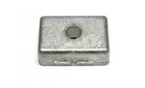 OEM Mercury / Quicksilver Zinc Anode Square 875208Q (for 4–9.9 HP Outboards)