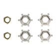 Quicksilver 52707Q1 Propeller Nut and Tab Washer Kit for Mercury/Mariner & MerCruiser - Pack of 2