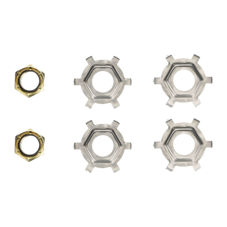Quicksilver 52707Q1 Propeller Nut and Tab Washer Kit for Mercury/Mariner & MerCruiser - Pack of 2