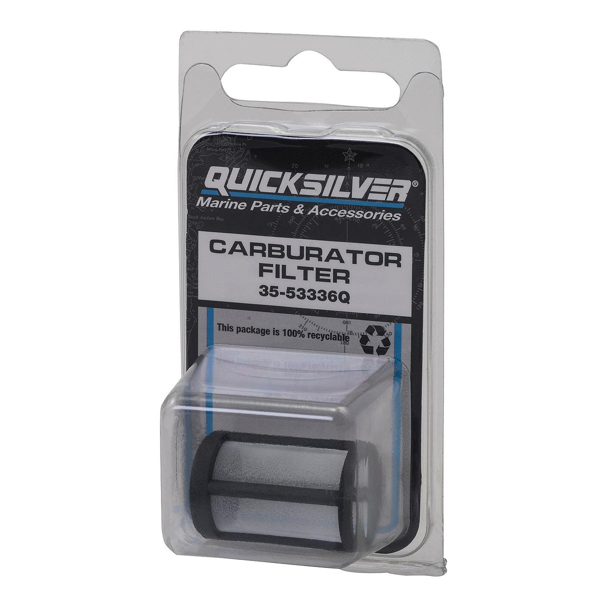 OEM Mercury / Quicksilver 53336Q Carburetor Fuel Filter Element for MerCruiser Sterndrive and Inboard Engines