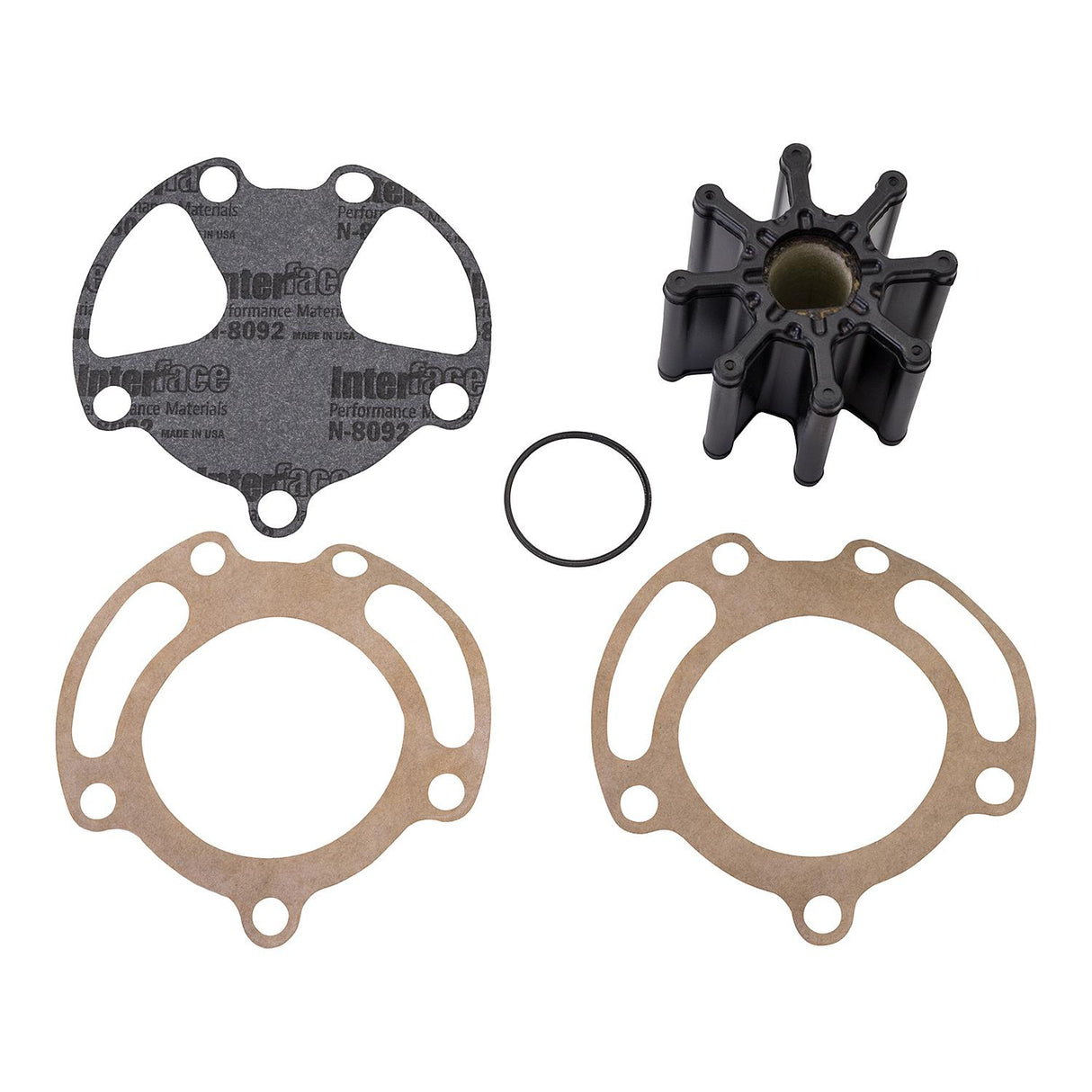 OEM Mercury / Quicksilver 59362A4 Sea Water Pump Impeller Replacement Kit for Bravo I, II and III w/ Two-Piece Pump Body