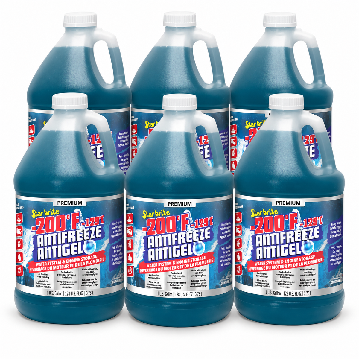 StarBrite Wintersafe -200°F Marine Boat Antifreeze 031600 Multi Pack