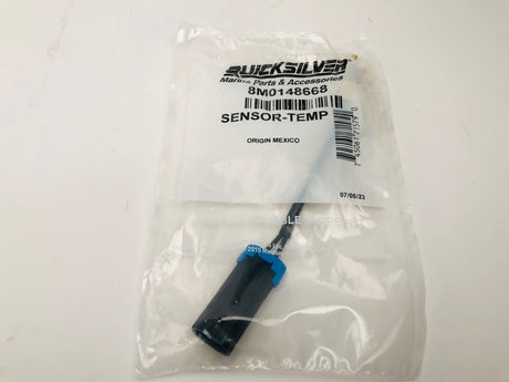 OEM Quicksilver Mercury & MerCruiser Temperature Sensor Assembly – 8M0148668 — actual product and labeled manufacturer package