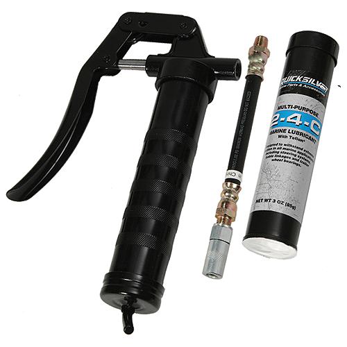 OEM Mercury / Quicksilver 74057Q5 2-4-C Marine Grease/Lubricant Gun w/ 3 Oz. Cartridge