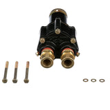 OEM Mercury / Quicksilver 72774A32 Brass Sea Water Pump Housing for Mercury V8 MerCruiser Engines w/ V-Belt Pulley System for Engine Accessories