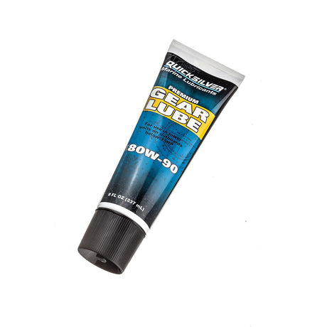 OEM Mercury / Quicksilver 80W-90 Premium Gear Lube, Marine Engine, 8 Oz. 802844Q02