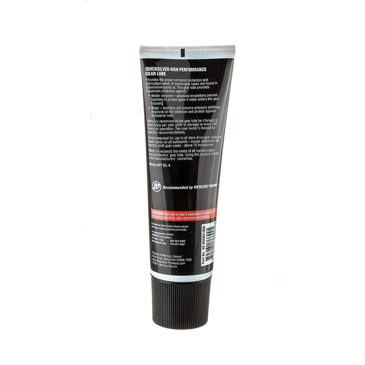 OEM Mercury / Quicksilver 802851Q02 SAE 90 High Performance Gear Lube, 8 Oz.