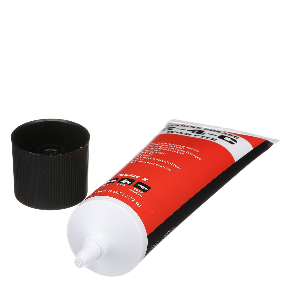 Mercury 802859A1 2-4-C Marine Grease with PTFE - Multi-Purpose Marine Lubricant - 8 oz Tube