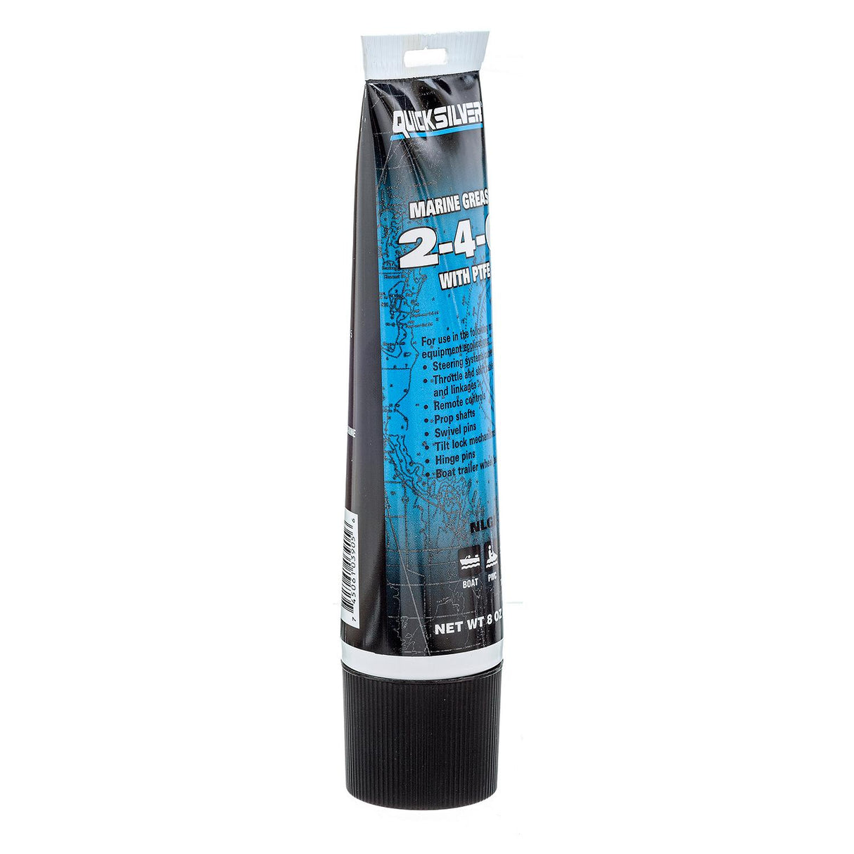 OEM Mercury / Quicksilver 802859Q1 2-4-C Marine Grease w/ Teflon, Multi-Purpose Marine Lubricant, 8 oz. Tube