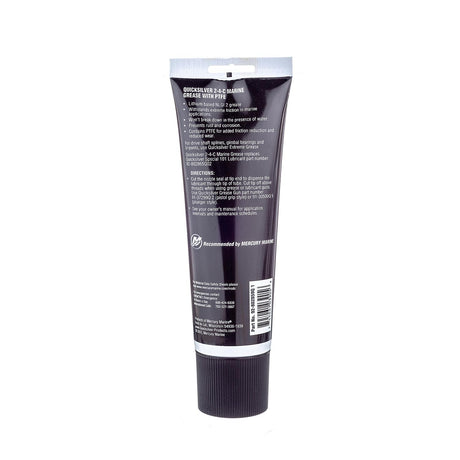 OEM Mercury / Quicksilver 802859Q1 2-4-C Marine Grease w/ Teflon, Multi-Purpose Marine Lubricant, 8 oz. Tube