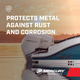 Mercury 8028781 Phantom Black Enamel Spray Paint for Mercury and MerCruiser - 12 oz Spray Can