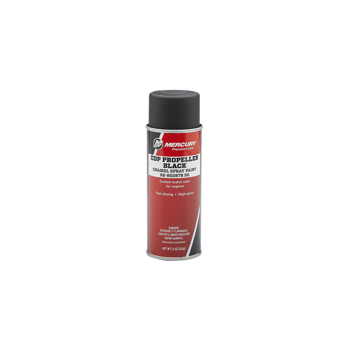Mercury 80287850 EDP Propeller Black Satin Enamel Spray Paint - 12 oz Spray Can