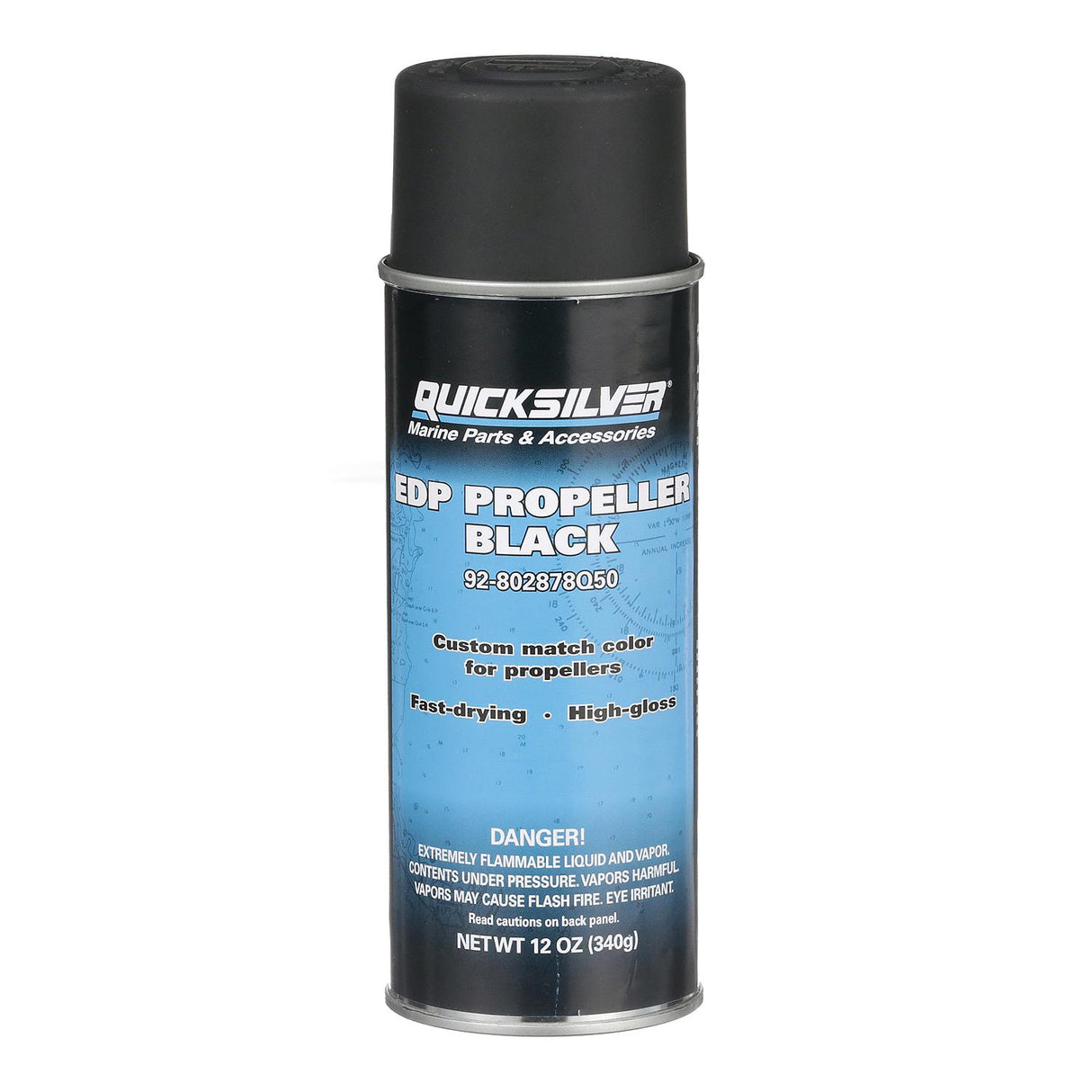 OEM Mercury / Quicksilver 802878Q50 EDP Propeller Black-Satin Enamel Spray Paint