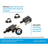 OEM Mercury / Quicksilver 804787Q Quick Disconnect Fuel Line Connector Kit