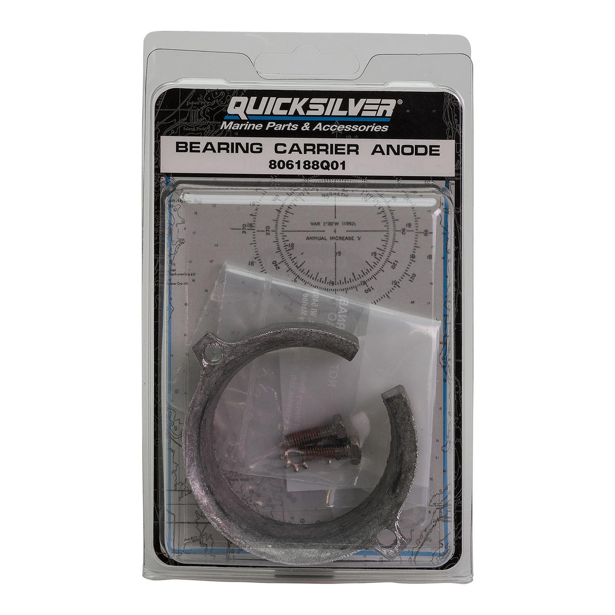 OEM Quicksilver / MerCruiser Aluminum Anode for MerCruiser Bravo I Bearing Carrier 806188Q01