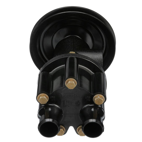 OEM Mercury / Quicksilver 807151A8 Sea Water Pump Housing for V8 MerCruiser Engines Made by General Motors w/ a V-Belt Pulley System for Engine Accessories and Mechanical Fuel Pumps
