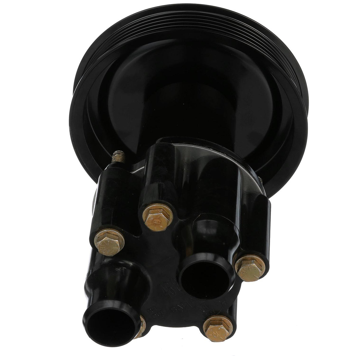 OEM Mercury / Quicksilver 807151A9 Sea Water Pump Housing for V6 and V8 MerCruiser Engines Made by General Motors w/ a Serpentine Belt Pulley System for Engine Accessories and Electrical Fuel Pumps