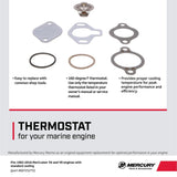 Mercury Replacement Thermostat Kit 808252T5 for V8 and V6 Sterndrive and Inboard Engines
