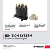 Mercury 808483K2 Distributor Cap and Rotor Kit for Marinized V8 Engines by General Motors with Delco HEI Ignition Systems