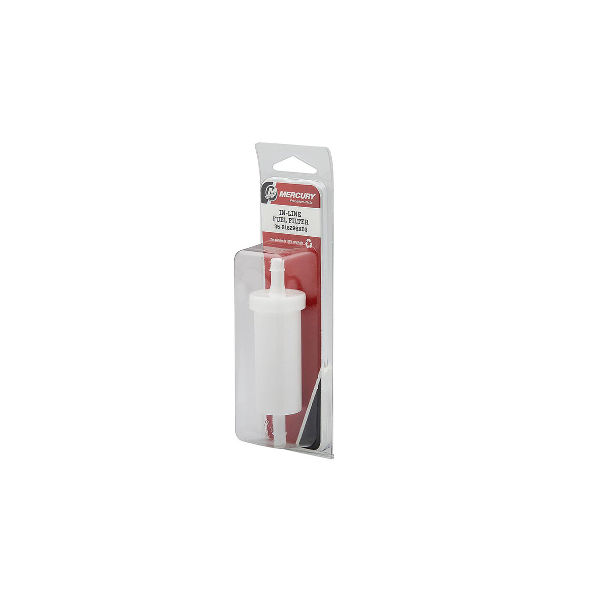 Mercury Inline Fuel Filter 816296K03 for Select Mercury and Mariner 8-15hp FourStroke Outboards