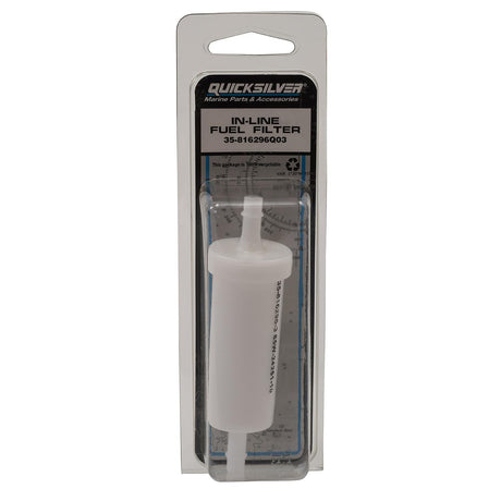 OEM Mercury / Quicksilver 816296Q03 Inline Fuel Filter Element for Mercury and Mariner Outboards
