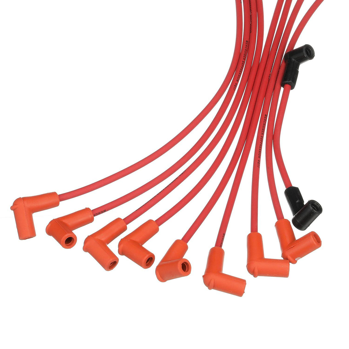 OEM Mercury / Quicksilver 816608Q68 Red Wire Spark Plug Wire Kit
